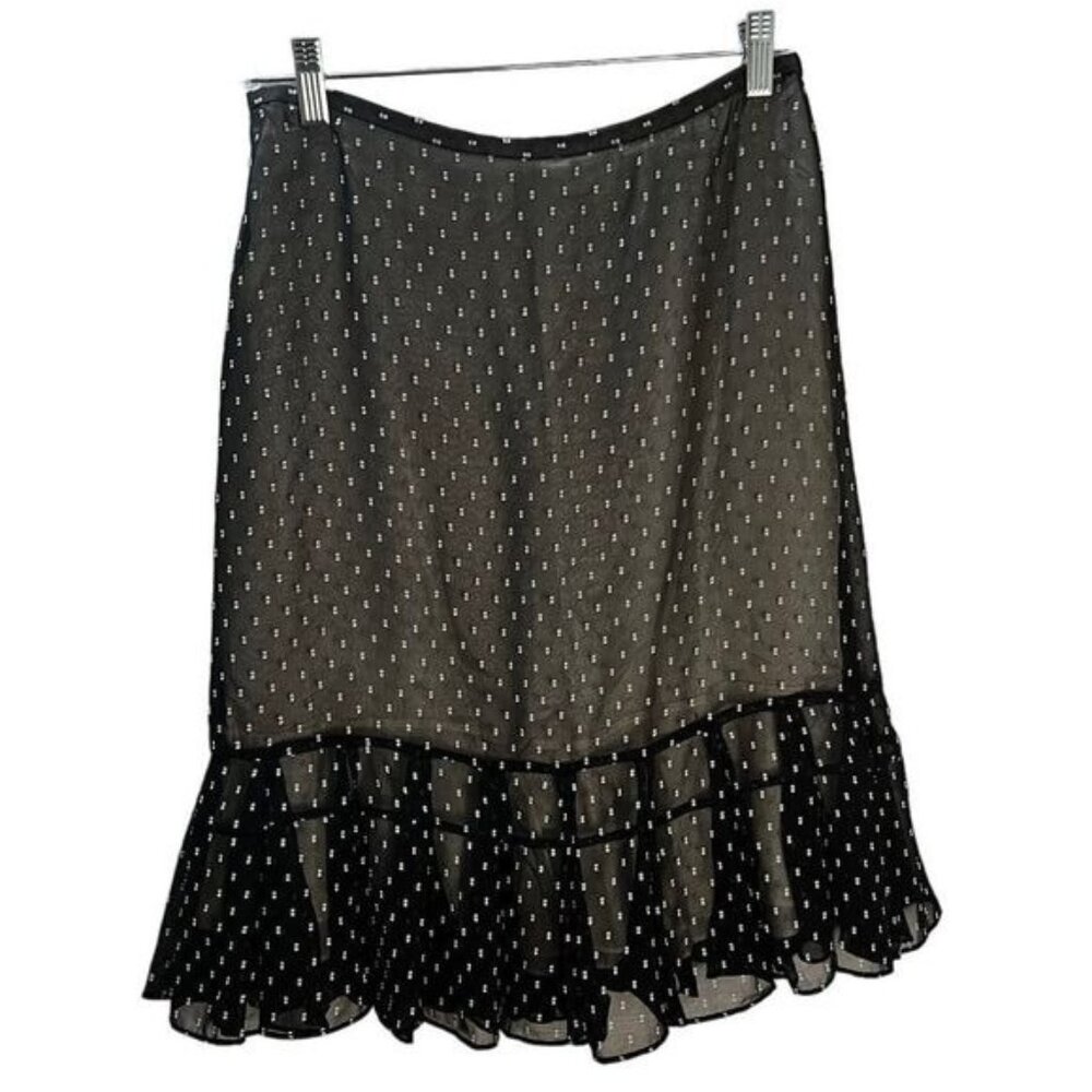 NWOT Ann‎ Taylor LOFT Chiffon Tulip Skirt 6P